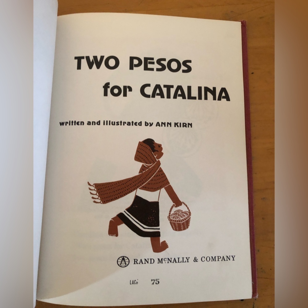 Vintage 1961 edition Two Pesos for Catalina Children' s Book - Picture 4 of 7